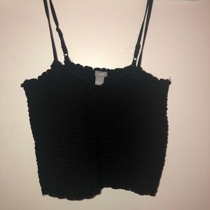 *AERIE* black smocked cami